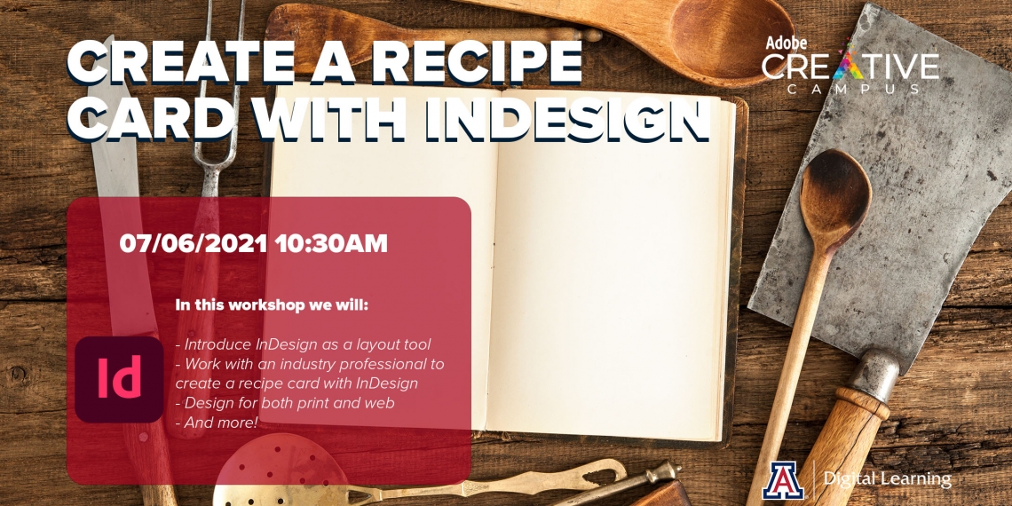 Create a recipe card in InDesign